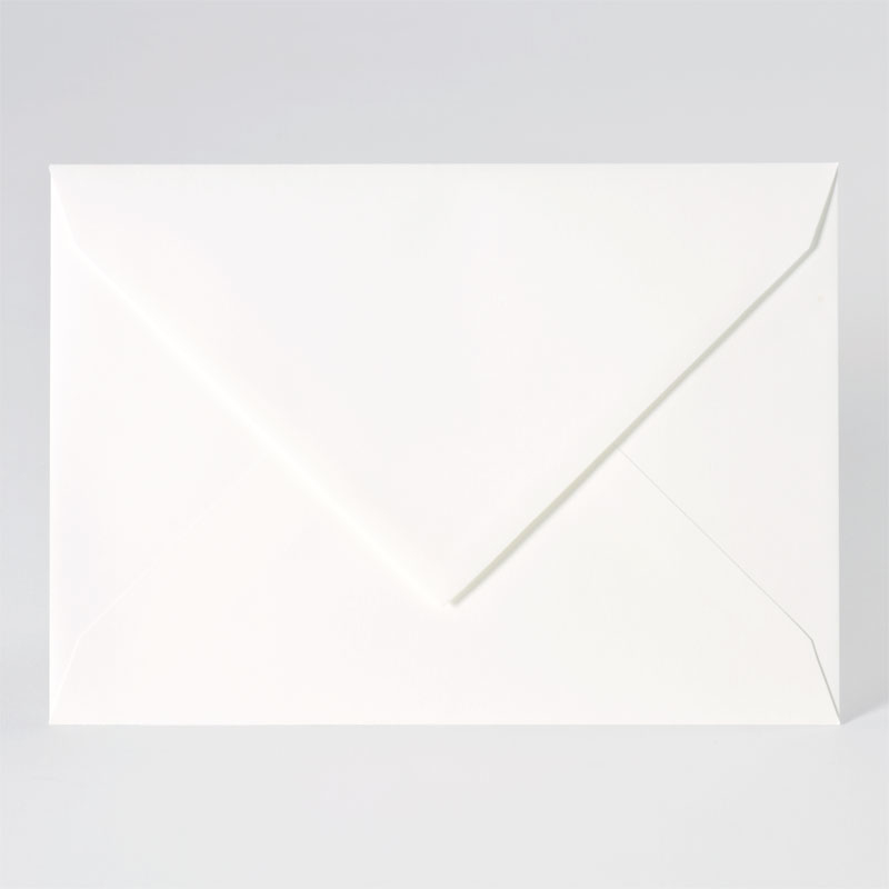 Stijlvolle enveloppe in offwhite (22,9 x 16,2 cm)